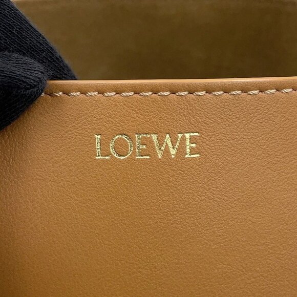 LOEWE Puzzle fold Size Mini Leather warm dessert - Picture 13 of 16